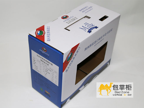 低脂牛奶生機(jī)谷，天然營(yíng)養(yǎng)更安全！澳洲生機(jī)谷牛奶瓦楞彩箱定做