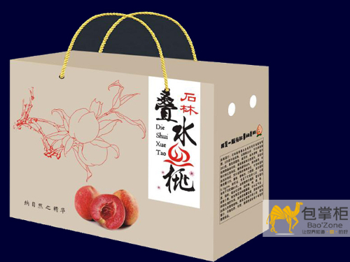 桃花開盡，桃香已濃！石林·板橋疊水血桃彩箱包裝盒定做